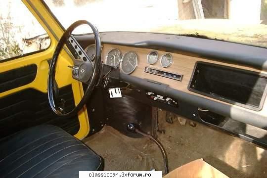 Dacia 1100 (S) - 1971 - Singurele poze cu bordul ar fi cele din Anglia - Reconditionari si Restaurari
