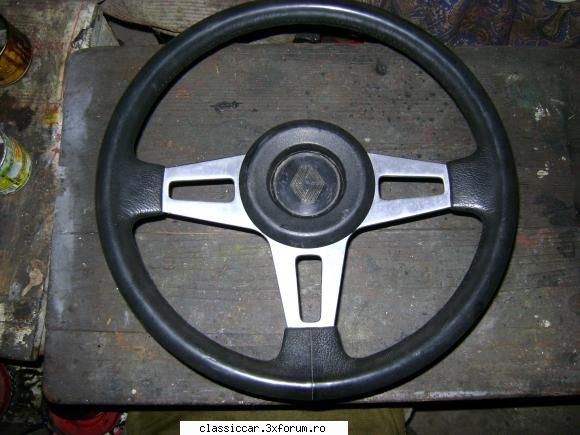 Dacia 1100 (S) - 1971 - Ingredient nr.6. Volan sport, de la Andi (plus - Reconditionari si Restaurari