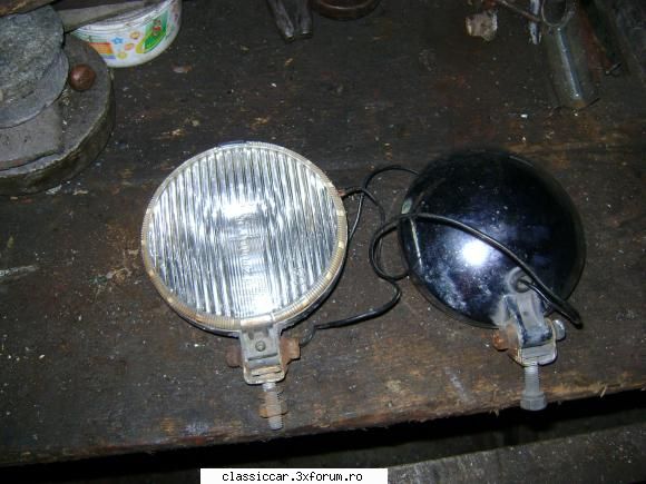 Dacia 1100 (S) - 1971 - Ingredient nr.7 Proiectoare cromate, din targul - Reconditionari si Restaurari