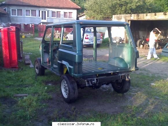 Dacia 1100 amb13 - Ieri seara am reusit sa pun caroseria pe sasiu la - Prezentare masini