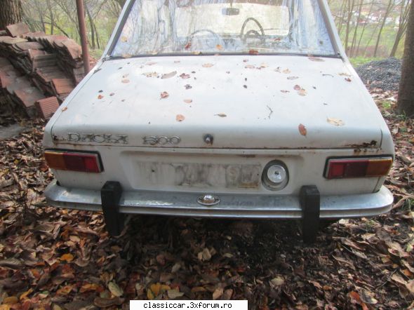 Dacia 1300 - lampi spate bune ,bara la fel .Rugina la colturi - Prezentare masini