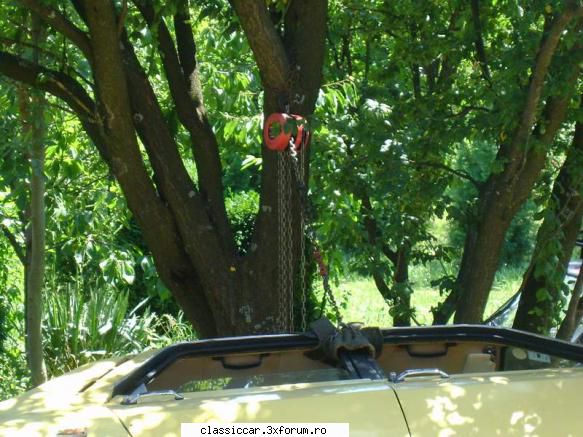 Dacia - Galbena - Am legat-o de corcodus si am rasturnat-o. Mi-era - Reconditionari si Restaurari