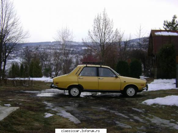 Dacia - Galbena - Am spalat-o bine, inclusiv sub pasajele de la - Reconditionari si Restaurari