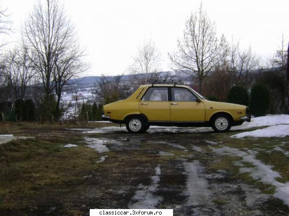 Dacia - Galbena - Garajul de tabla este uscat si aerisit, dar parca - Reconditionari si Restaurari
