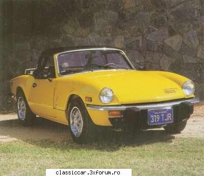 Dacia - Galbena - Triumph Spitfire - Reconditionari si Restaurari