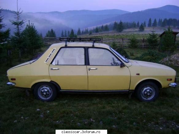 Dacia - Galbena - O poza artistica ... se lasa seara in Apuseni - Reconditionari si Restaurari