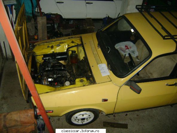 Dacia - Galbena - Aproape gata. Am mai cosmetizat un pic - Reconditionari si Restaurari