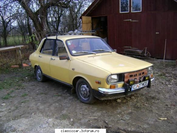 Dacia - Galbena - Am pus masca de PVC, ca temperaturile au scazut - Reconditionari si Restaurari