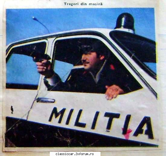 Dacia 1300 - Militia - O poza de epoca - Prezentare masini