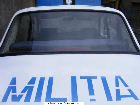 Dacia 1300 - Militia - Vedere din spate - Prezentare masini