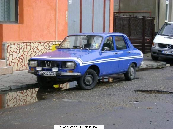 Dacia 1300 - Replica R12 Gordini - Pe o straduta din Cluj - Am vazut prin Cluj-Napoca