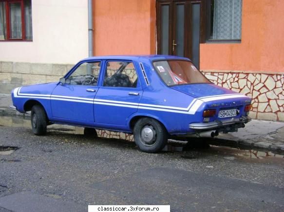Dacia 1300 - Replica R12 Gordini - Dungile sunt corect trasate - Am vazut prin Cluj-Napoca