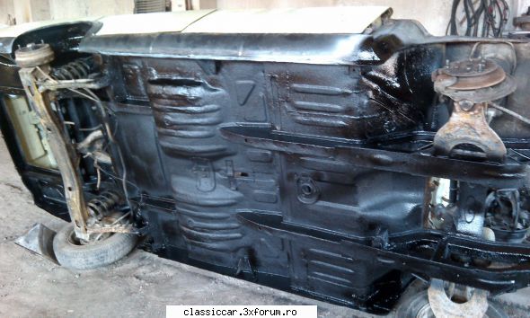 Dacia - curatit, pasivizat, grunduit si antifonat - Reconditionari si Restaurari