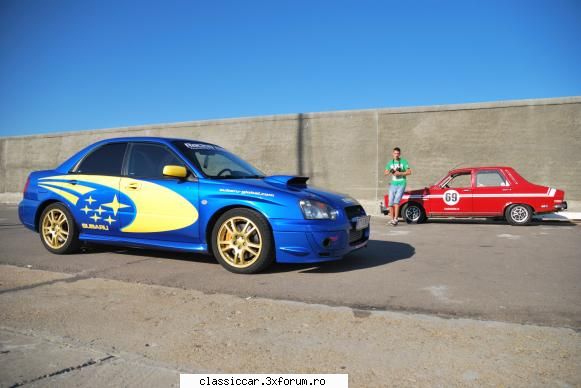 Dacia - tot de ieri de la sedinta foto cu subaru impreza - Prezentare masini