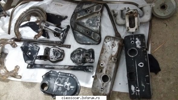Dacia 1300 '71/'72 (un nou proiect) - O parte din piesele vopsite - Prezentare masini
