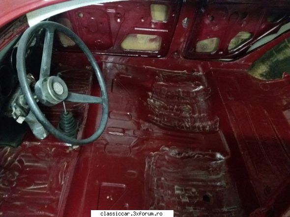 Dacia 1300 '71/'72 (un nou proiect) - podea "manjita" cu ceara - Prezentare masini