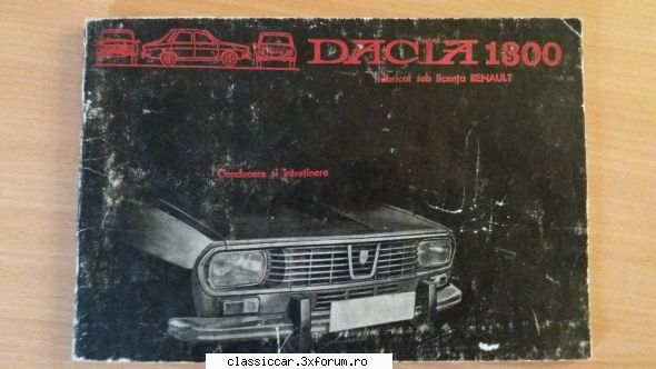 Dacia 1300 / '74 Grena - Masina rosie... carte rosie - Prezentare masini