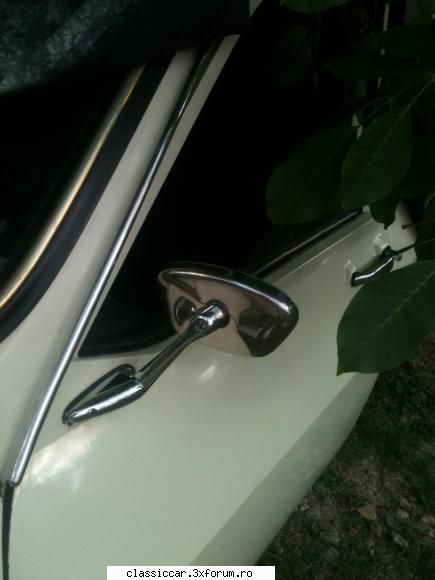 Dacia 1300 '74 alb 40 - Oglinda cipa cu..cozoroz montata pe partea - Prezentare masini
