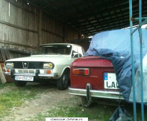 Dacia 1300 '74 alb 40 - Masina a intrat in garaj,alaturi de celelalte - Prezentare masini