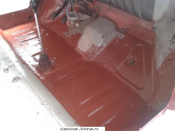 Dacia 1300 '77 - partea fataa curatata si grunduita - Prezentare masini
