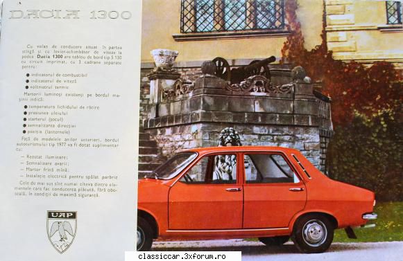 Dacia 1300 '77 - Conform unui pliant de epoca,incepand din 1977 au - Prezentare masini