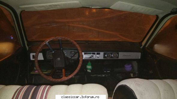 Dacia 1300, anul 1982 - Interiorul, la 3 luni de la cumpararea masinii - Prezentare masini