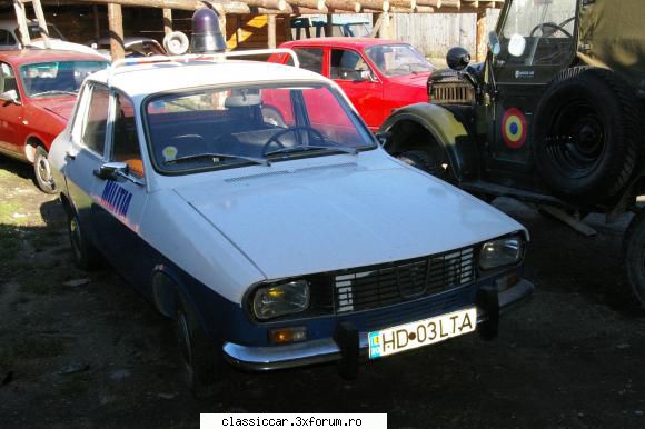 Dacia 1300 de Militie - poze cu girofar si sirena - Prezentare masini