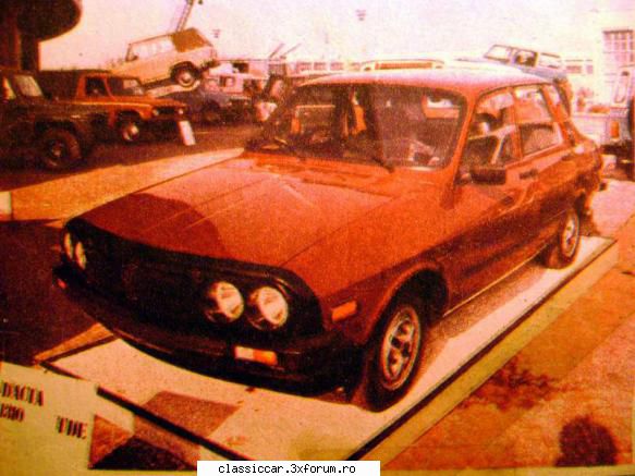 Dacia 1300 diesel - Poza cu Dacia 1310 TDE Almanah Auto 1984, pagina - File de istorie