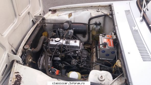 Dacia 1300 din 1972,noul "crocodil" intrat in familie! - Compartiment motor - Reconditionari si Restaurari