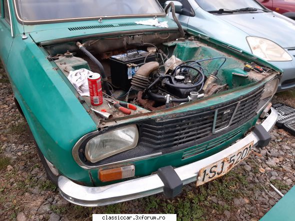Dacia 1300 din 1974 visinie - A pornit. A fost decalat morcovul cu 180 de - Prezentare masini