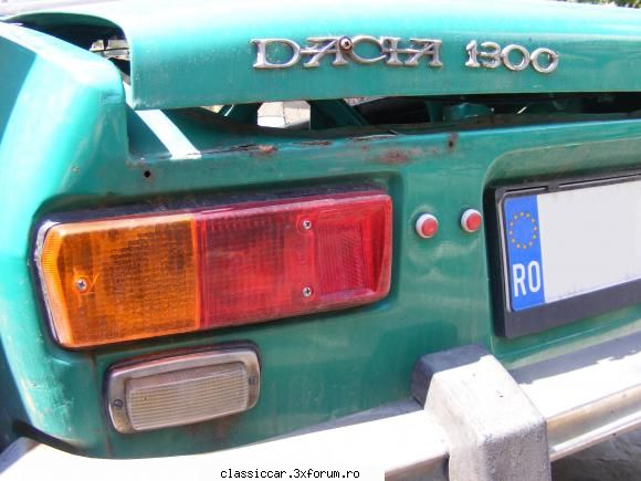 Dacia 1300 militie - Am uitat sa precizez...intr-un film masina a - Reconditionari si Restaurari