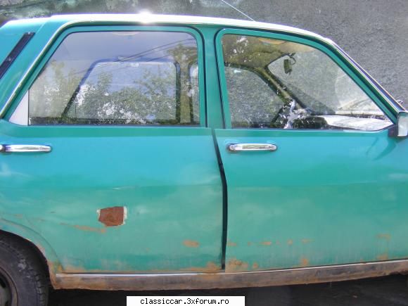 Dacia 1300 militie - Masina sigur a fost lovita si reparata...se vede - Reconditionari si Restaurari