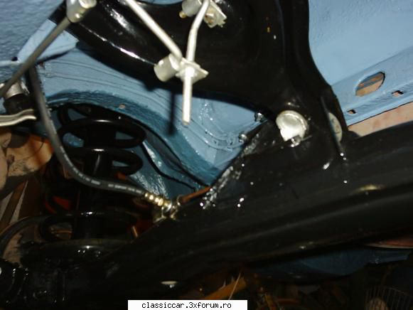 Dacia 1300 model LS - montare puntea spate - Reconditionari si Restaurari