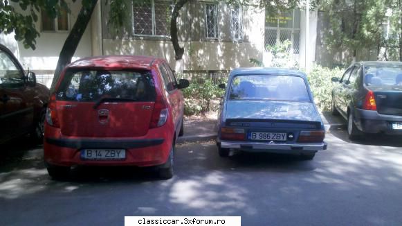 Dacia 1310 '86 "The Smurf" - volanul e bun... bordul e din alt film :) cat - Prezentare masini