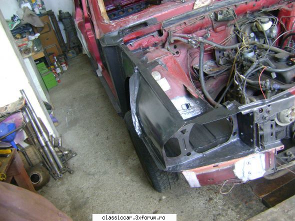 Dacia 1310 CL Break 1995 - Dupa 9 zile am gatat partea dreapta - Reconditionari si Restaurari