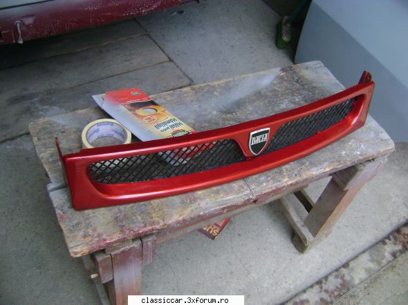 Dacia 1310 CL Break 1995 - Grila fata asamblata. Emblema noua, grila de - Reconditionari si Restaurari