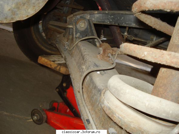 Dacia 1310 TLE 1990 din remat - punte spate cu urmea de galvanizare de fabric� - Prezentare masini