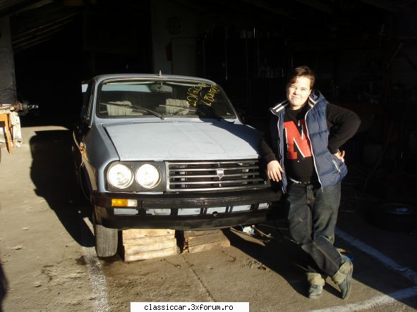 Dacia 1310 TLE 1990 din remat - schimbat blocul optic far dreapta -faza lung� cu - Prezentare masini