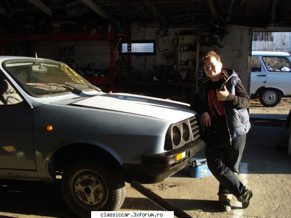 Dacia 1310 TLE 1990 din remat - Si ultima du� degriparea fr�nei fat� dreapta, am - Prezentare masini