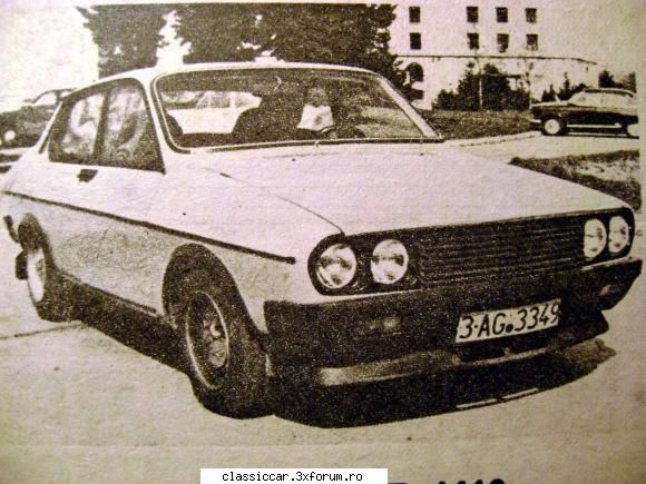 Dacia 1410 Sport - Basovia se poate recunoaste dupa bara fata mai - Prezentare masini