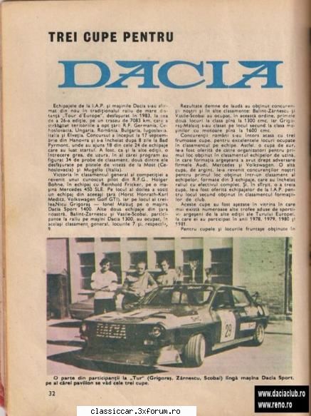 Dacia 1410 Sport - glad parau - Prezentare masini