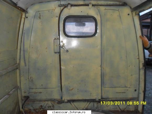 Dacia ESTAFETTE 1975 - primele fotografii interioare ale Estefette-ului - Prezentare masini