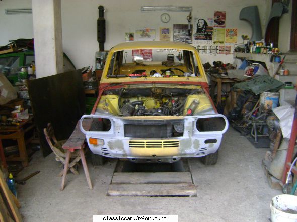 Dacia Galbena - 1976 - Am mai avansat. Gata si partea stanga - Reconditionari si Restaurari