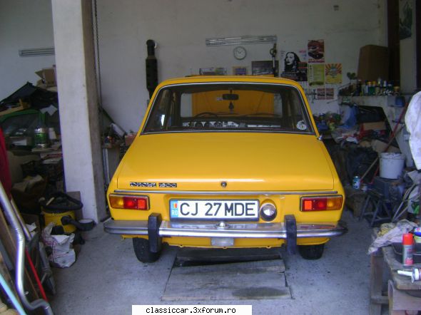 Dacia Galbena - 1976 - Zilele astea va iesi din atelier, dupa 5 luni de - Reconditionari si Restaurari