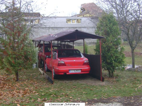 Dacia Galbena - 1976 - Gata cusculia, l-am acoperit cu ondulina. Iarna - Reconditionari si Restaurari