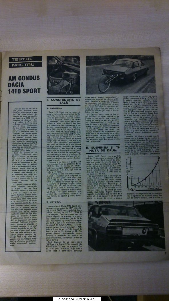 Dacia sport-coltul cu date tehnice si documentatie - prima pagina de articol - Coltul Tehnic