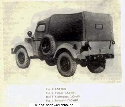 Date tehnice GAZ 69 - La Gaz 69 a existat un facelift in 1968, cand a - Fise tehnice