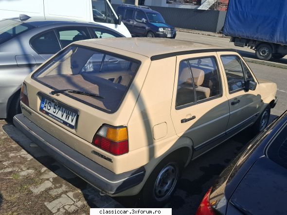 De prin Arges - Volkswagen Golf Mk2 CL - Am vazut prin Romania