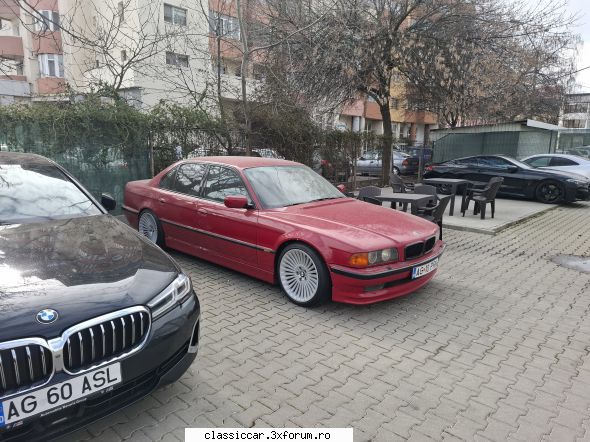 De prin Arges - BMW E38 pe care-l văd aproape zilnic! E - Am vazut prin Romania