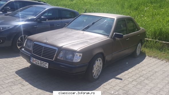 De prin Arges - Ș-un W124, E-Class din prima generație - Am vazut prin Romania